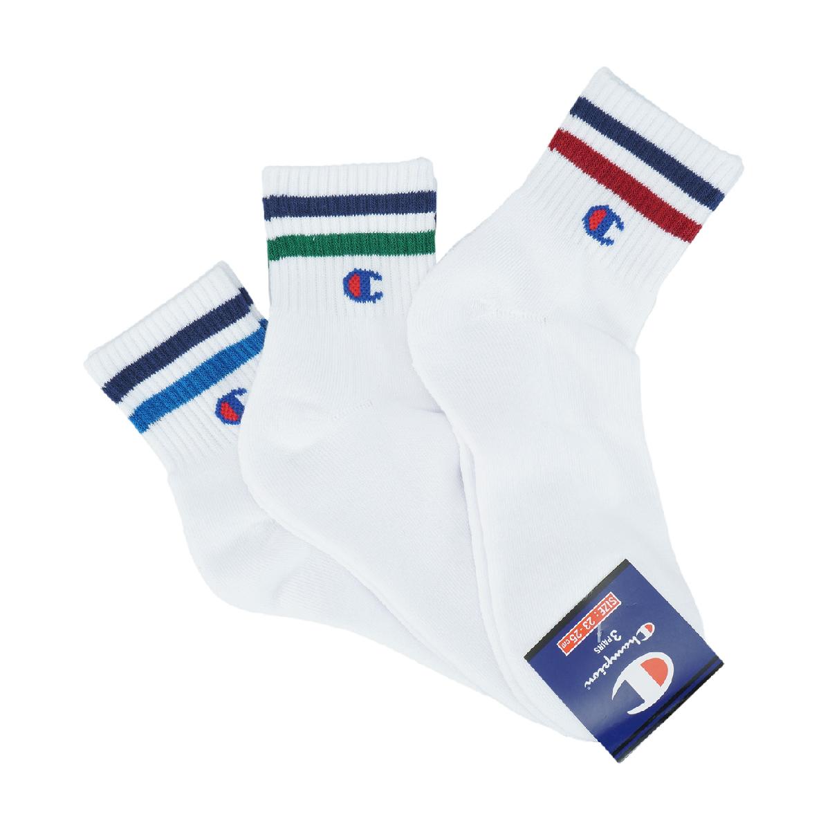 チャンピオン Champion クォーターレングスソックス 3足セット