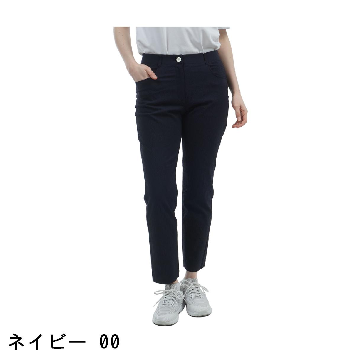 マンシングウェア　Munsingwear　ストレッチ ギンガムチェック9分丈サッカーパンツ　レディス
