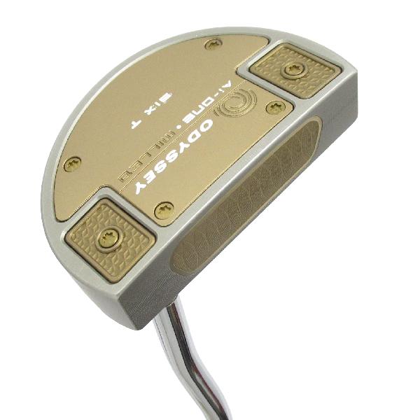 【中古】オデッセイ　AI-ONE MILLED　Ai-ONE MILLED SILVER SIX T DB パター スチールシャフト　【34】シャフト：スチールシャフトCランク　フレックス計測項目外　男性用 メンズ用　右用