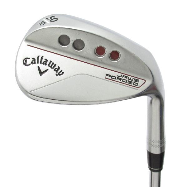 【中古】キャロウェイゴルフ　Callaway Golf　JAWS FORGED クロムメッキ仕上げ ウェッジ Dynamic Gold Burgundy　【50-10】シャフト：Dynamic Gold BurgundyCDランク　フレックスS200　男性用 メンズ用　右用