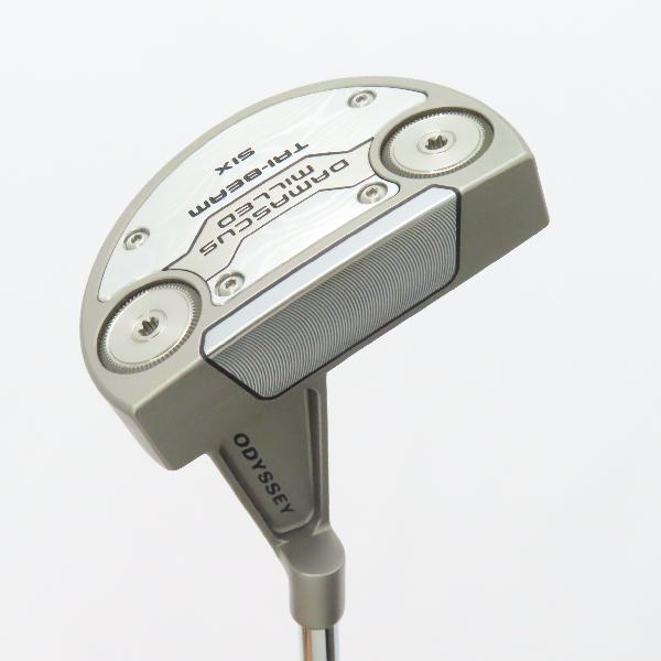 【中古】オデッセイ　ODYSSEY　DAMASCUS MILLED TRI-BEAM SIX パター スチールシャフト　【33】シャフト：スチールシャフトBランク　フレックス計測項目外　男性用 メンズ用　右用