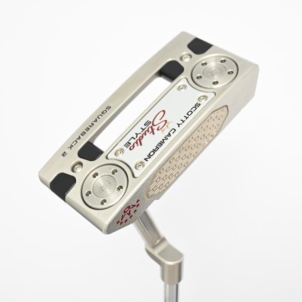 【中古】スコッティキャメロン　SCOTTY CAMERON　スタジオスタイル スクエアバック 2(2025) パター スチールシャフト　【34】シャフト：スチールシャフトCランク　フレックス計測項目外　男性用 メンズ用　右用