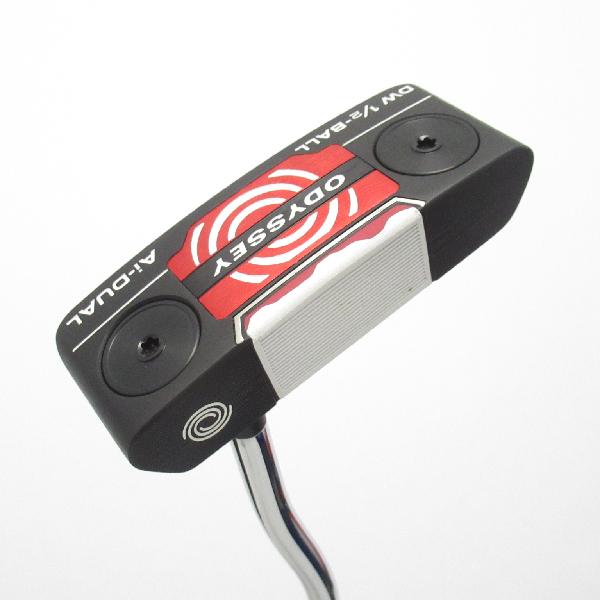 【中古】オデッセイ　Ai-DUAL　Ai-DUAL 1/2-BALL DW パター スチールシャフト　【34】シャフト：スチールシャフトCランク　フレックス計測項目外　男性用 メンズ用　右用