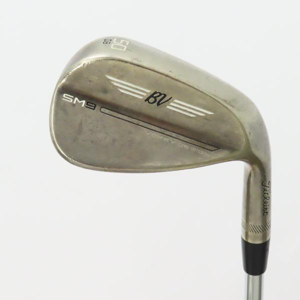 タイトリスト　Vokey　ボーケイ SM9 BRASHED STEEL ウェッジ スチールシャフト　シャフト：スチールシャフトDランク　フレックスS　男性用 メンズ用　右用