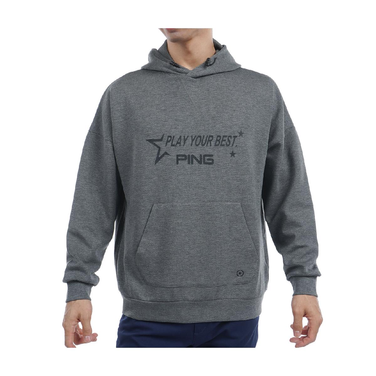 ピン　PING　ジャカードダンボールスウェットフーディー