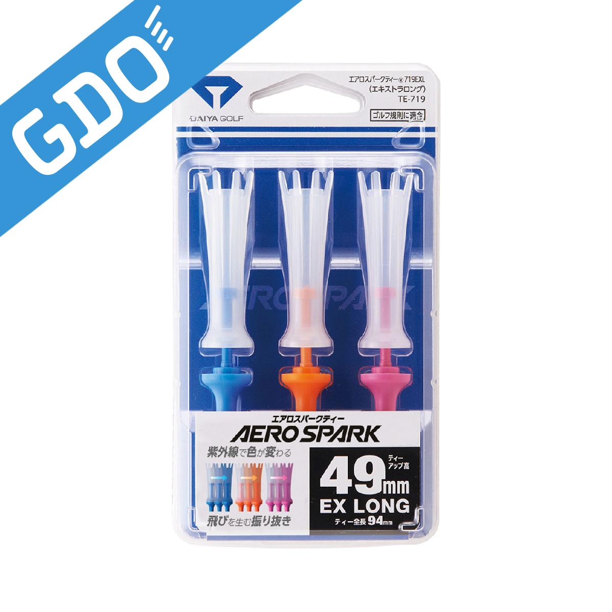ダイヤゴルフ　DAIYA GOLF　TE-719 エアロスパークティー エクストラロング