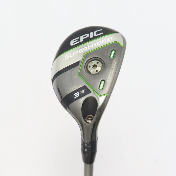 【中古】キャロウェイゴルフ　EPIC　EPIC SUPER HYBRID US ユーティリティ Aerotech SteelFiber fc HYB　【U3】シャフト：Aerotech SteelFiber fc HYBCDランク　フレックスF3　男性用 メンズ用　右用