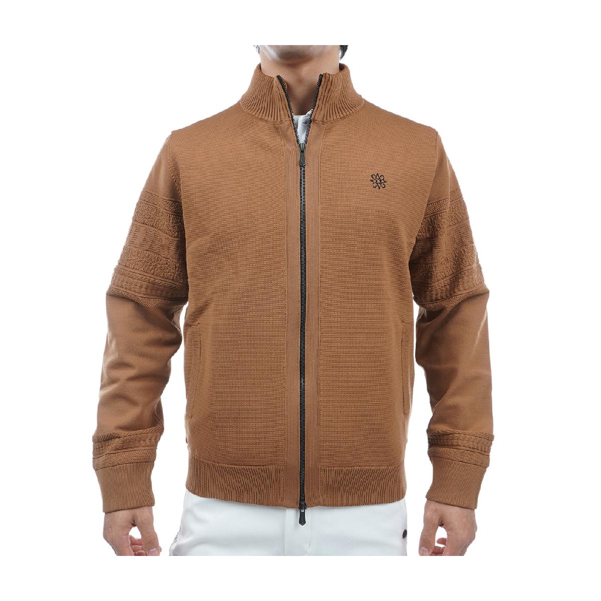 セント・アンドリュース　St ANDREWS　天竺裏地付きニットブルゾン