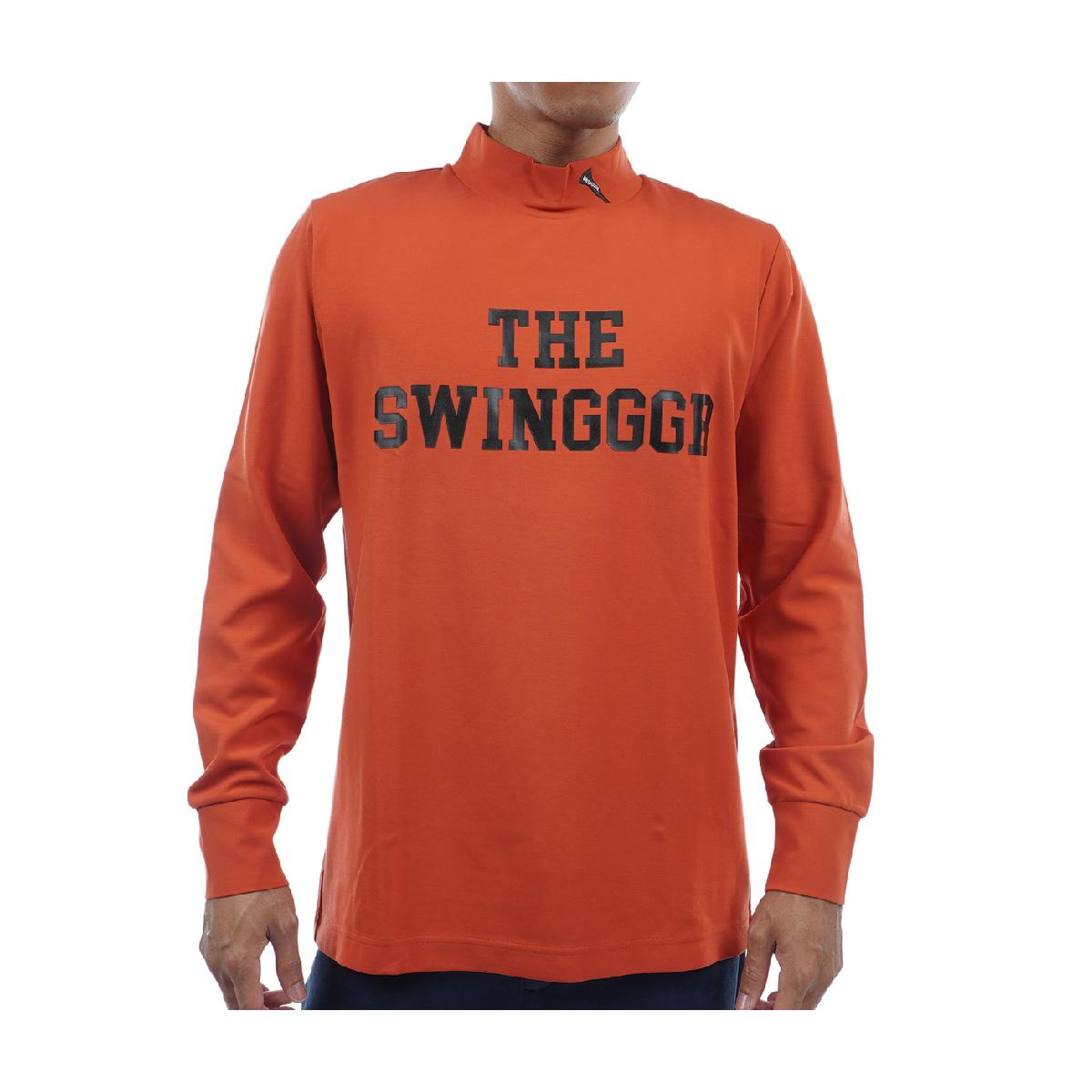 ザ スウィンガー THE SWINGGGR ストレッチ ポンチモックネック 長袖シャツ