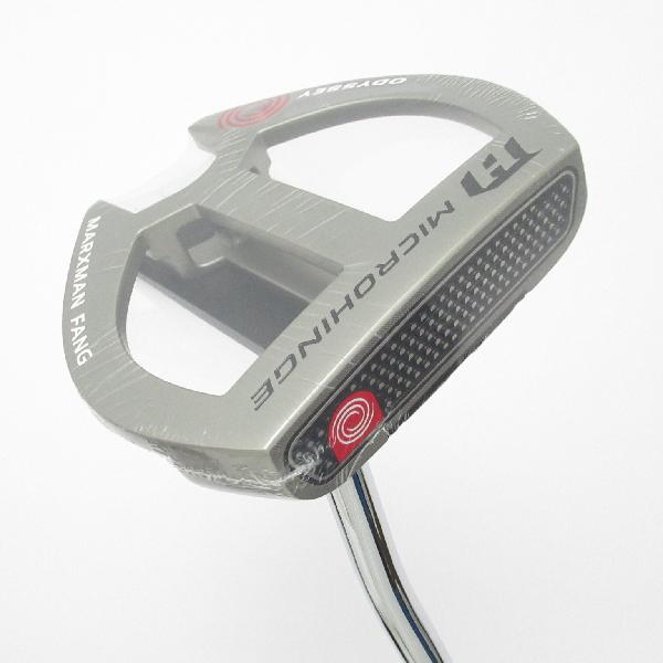 【中古】オデッセイ　ODYSSEY　MICROHINGE MARXMAN FANG DB パター スチールシャフト　【34】シャフト：スチールシャフトAランク　フレックス計測項目外　男性用 メンズ用　右用