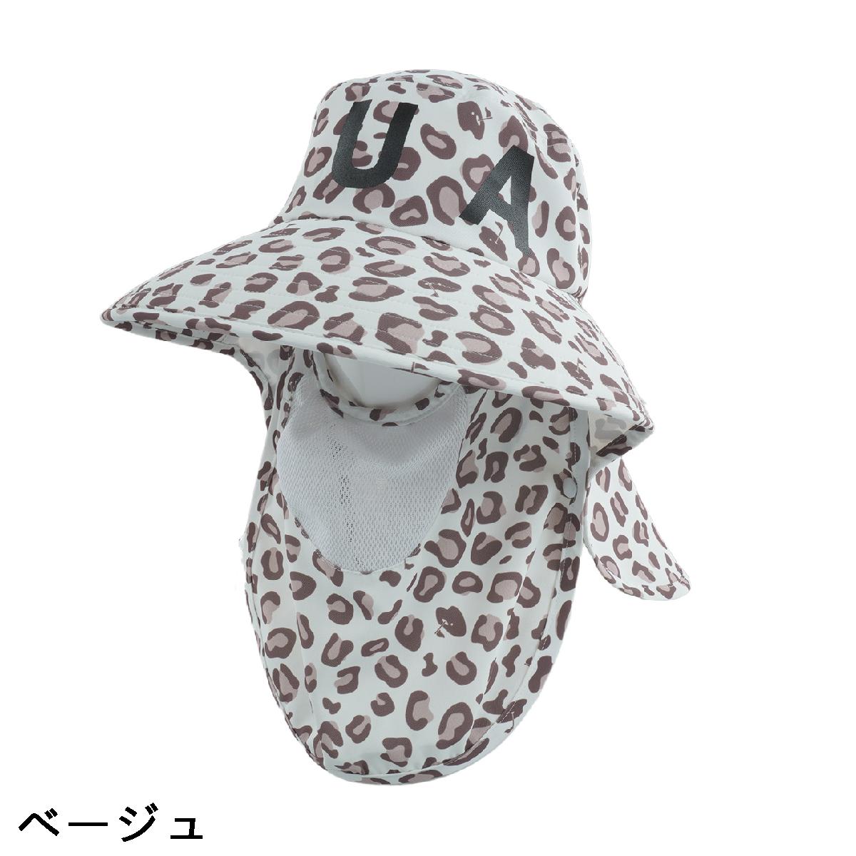 クアルトユナイテッド　CUARTO UNITED　ひょう柄 BIGロゴブリムハット　レディス