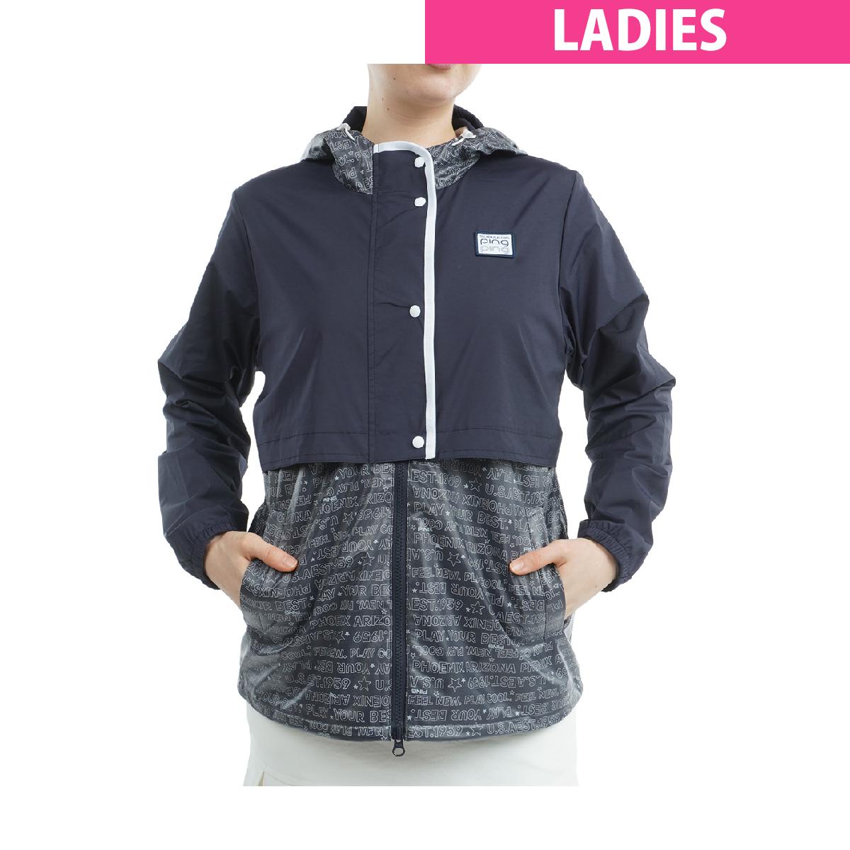 ピン　PING　フルジップフーディーブルゾン　レディス