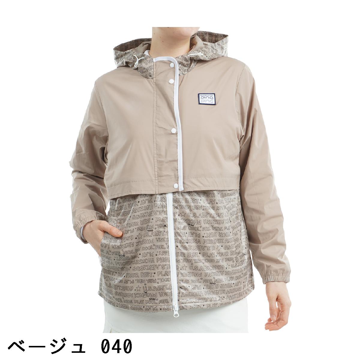 ピン　PING　フルジップフーディーブルゾン　レディス