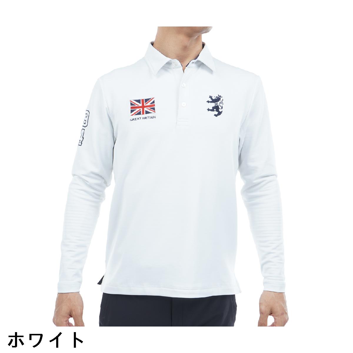 アドミラル　Admiral　速ポカ 裏起毛 ストレッチ 長袖フラッグポロシャツ