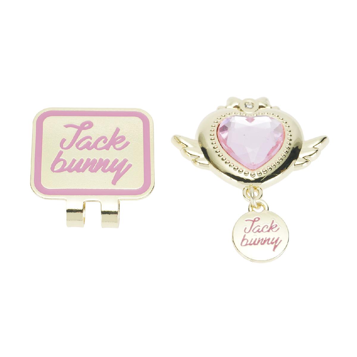 ルナ＆サニー マーカージャックバニー / Jack Bunny!!商品の特徴90s-2000sガールズパワー全開のコレクション、ルナ&サニーシリーズのマーカー。 優しくお淑やかなルナと、明るく意志の強いサニーがゴルフ場の平和を守るパワーガールズコレクションです。 ベースをキャップやバイザーの一部に取り付けて、便利にご使用いただけるアイテム。素材鉄、亜鉛合金製造国中国シーズン2026年モデル26ssacc