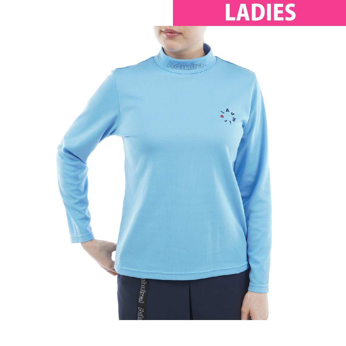 アドミラル　Admiral　カラタッチ 長袖モックネックシャツ　レディス