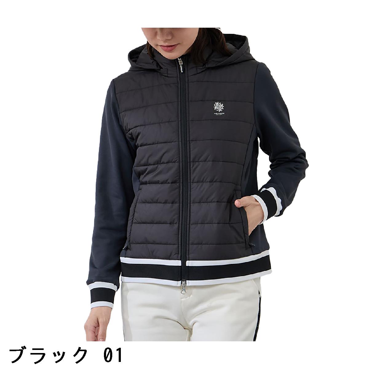 ジュン アンド ロペ　JUN & ROPE　ストレッチ 2WAY中綿タフタブルゾン　レディス