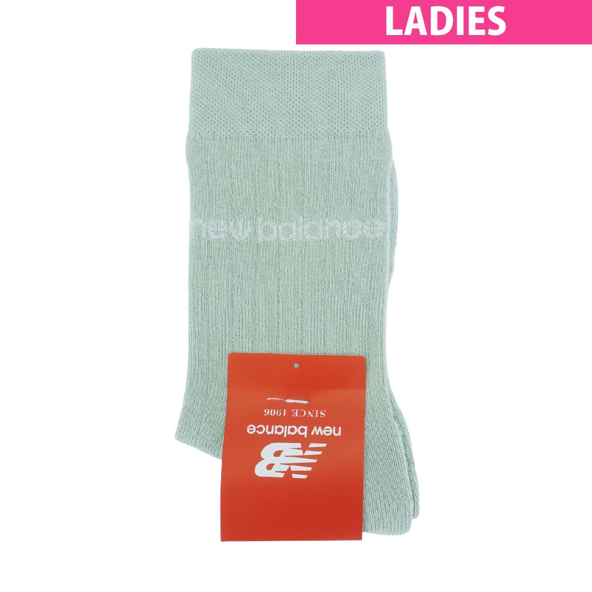ニューバランス　New Balance　リニアロゴジャカード ミドルソックス　レディス