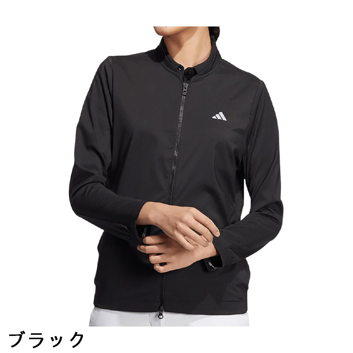 アディダス　Adidas　HEAT.RDY ストレッチ 長袖フルジップクルーネックジャケット　レディス