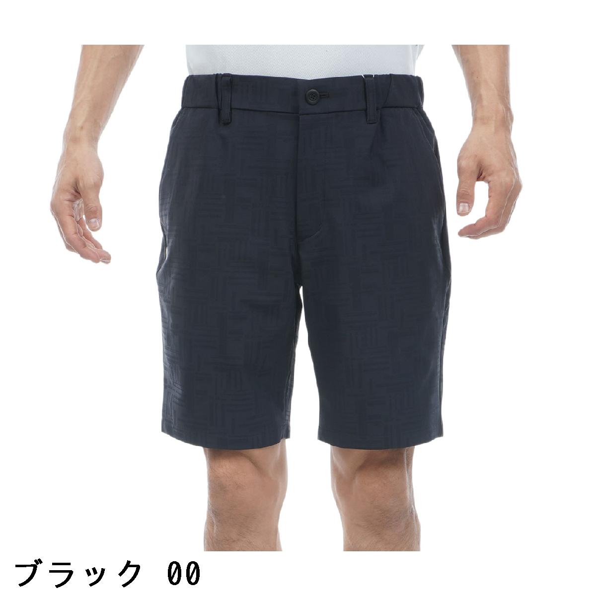 ルコックスポルティフ ゴルフ　Le coq sportif GOLF　ストレッチ チェックジャカードショートパンツ