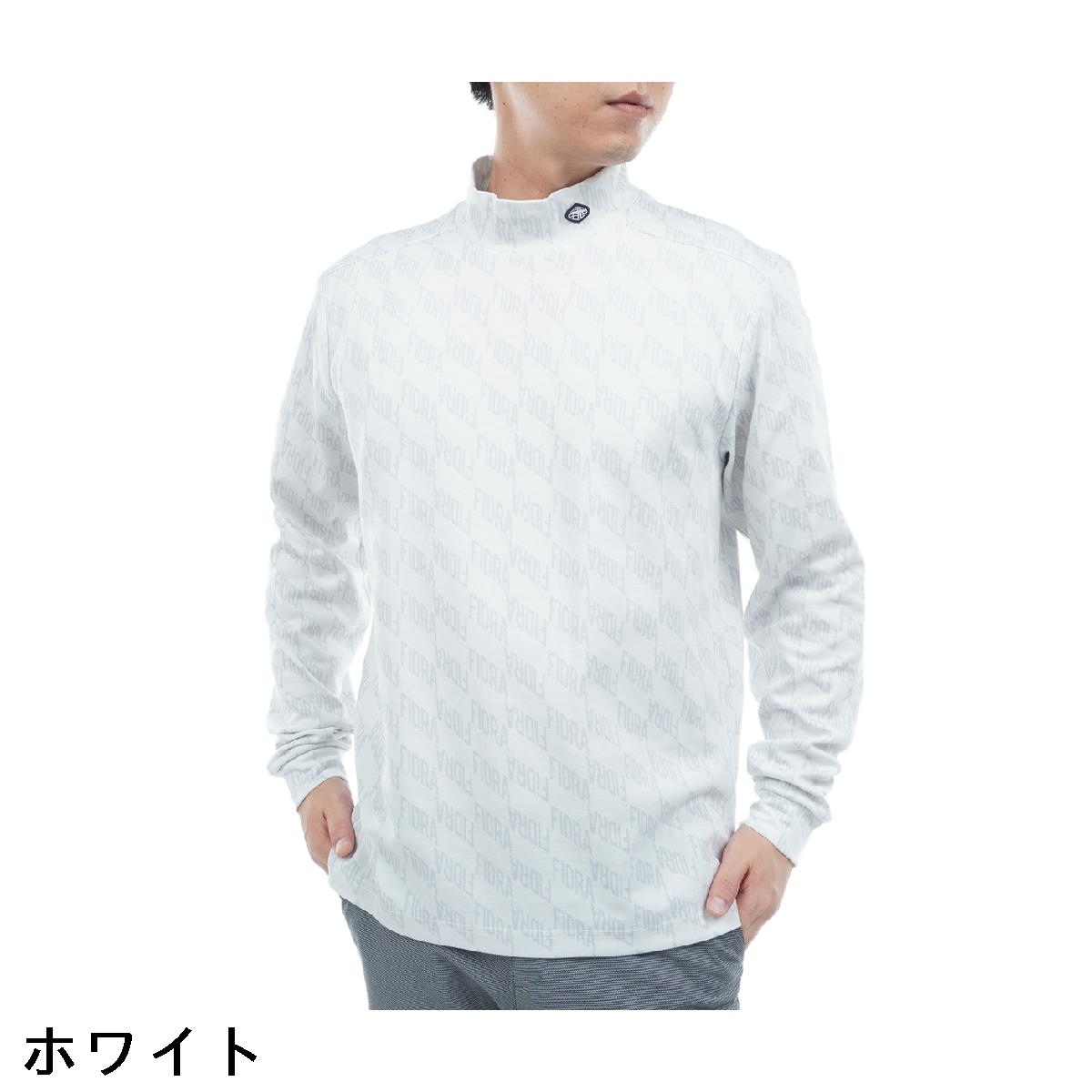 フィドラ　FIDRA　ストレッチ モックネック長袖シャツ