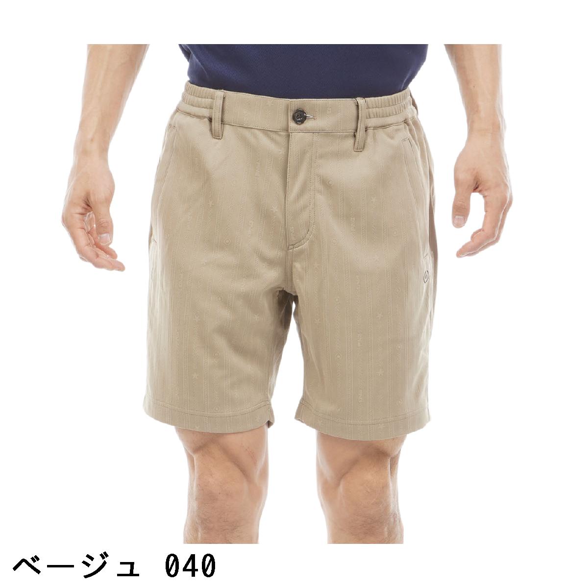ピン　PING　ストライプジャカードショートパンツ