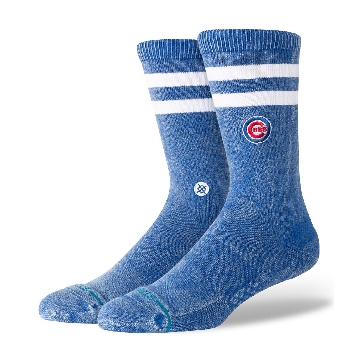 ROTATION CHC クルーソックススタンス / STANCE商品の特徴●MLBチームソックス●スタイル：クルー●素材：コームドコットンブレンドアメリカ合衆国イリノイ州シカゴにあるリグレー・フィールドに本拠地を構える大リーグシカゴ・カブスのチームソックス。伸縮性のあるリブがふくらはぎを包み込み、きつ過ぎずゆるくない極上のフィット感を生み出します。トラブルの多いつま先やかかと部分はクッション性もあるパイル仕様で仕上げ、優れた吸湿性を実現。細部にまでこだわったスタンスらしい快適な履き心地に仕上げました。素材コットン、ポリエステル、ポリウレタン、ナイロンサイズバリエーションL(25.5-29cm)対象メンズ製造国中国シーズン2026年モデルssnew baseball