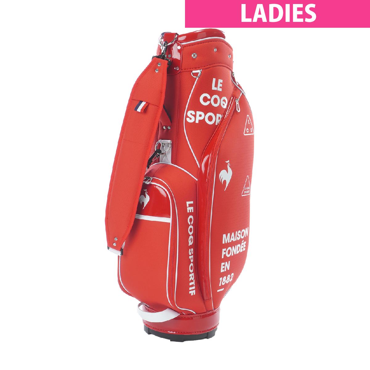 ルコックスポルティフ ゴルフ　Le coq sportif GOLF　グラフィックデザイン軽量キャディバッグ　レディス