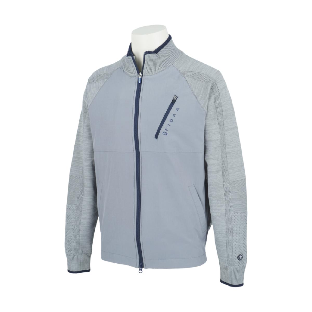 フィドラ　FIDRA　撥水 ストレッチハイネックニットジャケット