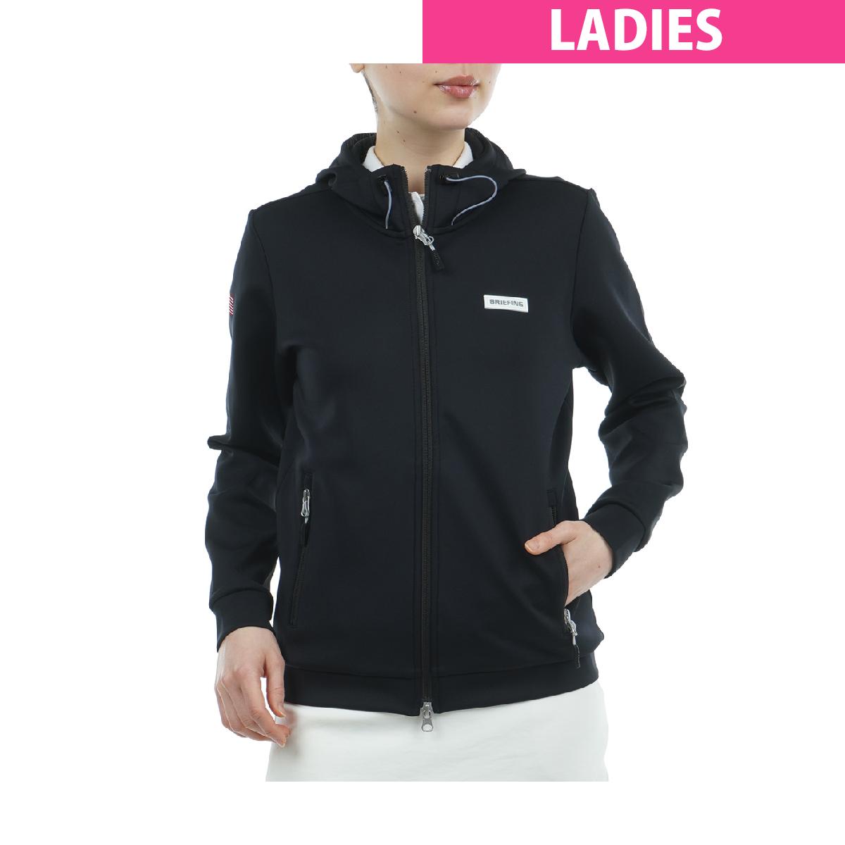 ブリーフィング　BRIEFING　3D ロゴ パーカー　レディス