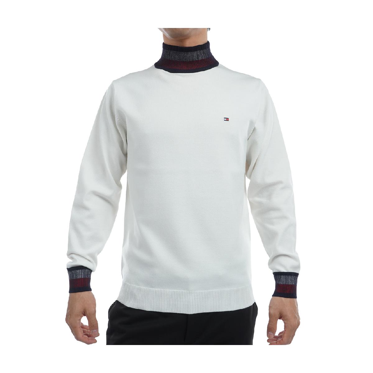 トミー ヒルフィガー ゴルフ　TOMMY HILFIGER GOLF　ストレッチ シグネチャーストライプ ハイネックセーター