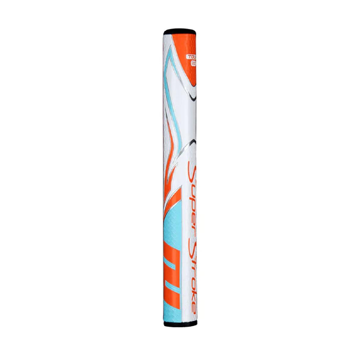 Zenergy Tour 2.0 グリップ パター用スーパーストローク / superstroke商品の特徴Tourシリーズは、スーパーストロークの伝統的で最も人気のあるパターグリップです。グリップ圧力を最小限に抑え、より安定したストロークを実現します。素材ポリウレタン重さ55±5g口径M58製造国中国シーズン2023年モデル、2026年モデル(ホワイト／グレー・スカイブルー／ホワイト・オレンジ／ホワイト)タイプパター用