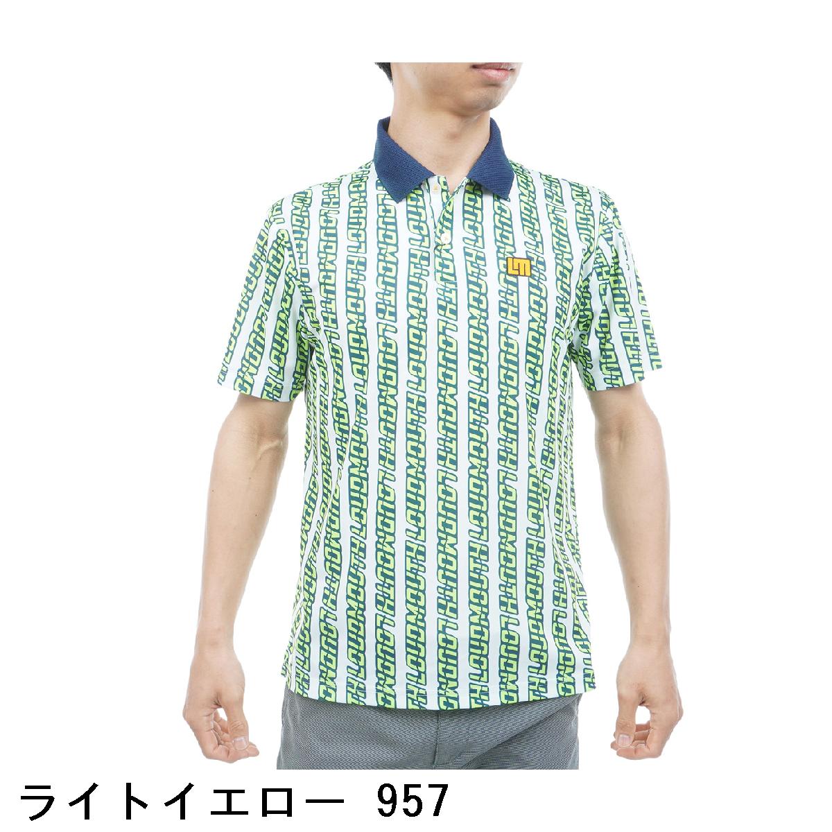 ラウドマウスゴルフ　Loud Mouth Golf　フリージングスキン半袖ポロシャツ