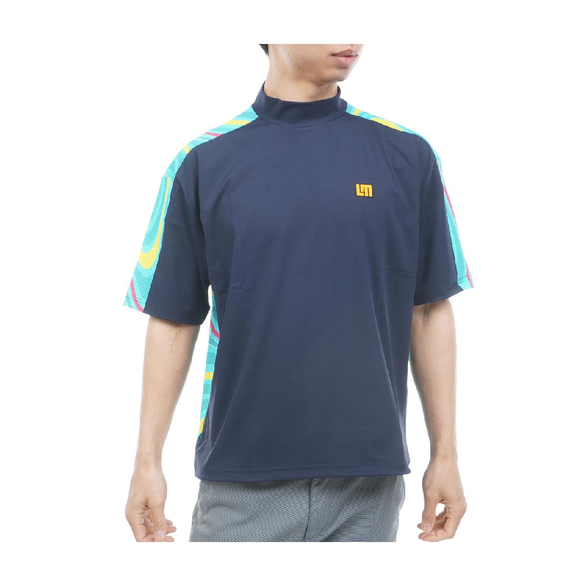 ラウドマウスゴルフ　Loud Mouth Golf　スムース×ニットサッカー半袖シャツ