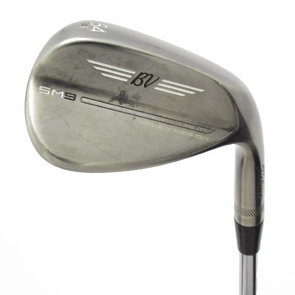 タイトリスト　Vokey　ボーケイ SM9 BRASHED STEEL ウェッジ Dynamic Gold 120　シャフト：Dynamic Gold 120Cランク　フレックスS200　男性用 メンズ用　右用