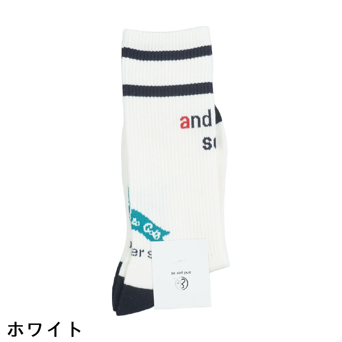 アンパスィ　and per se　ショートソックス