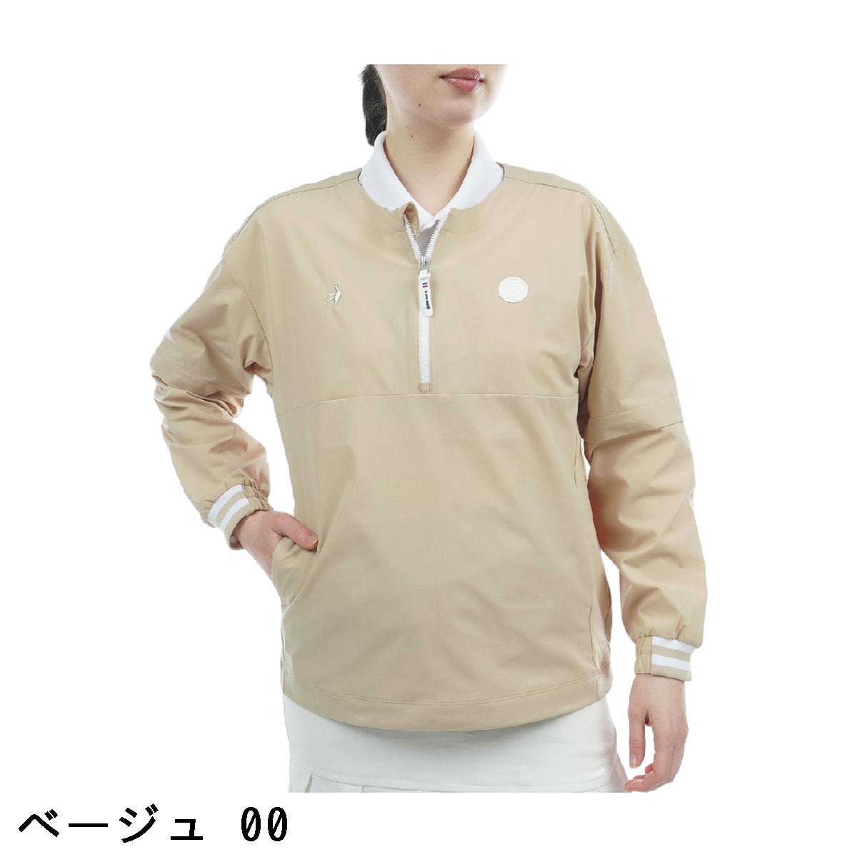 ルコックスポルティフ ゴルフ　Le coq sportif GOLF　ストレッチ 2WAYクルーネックブルゾン　レディス