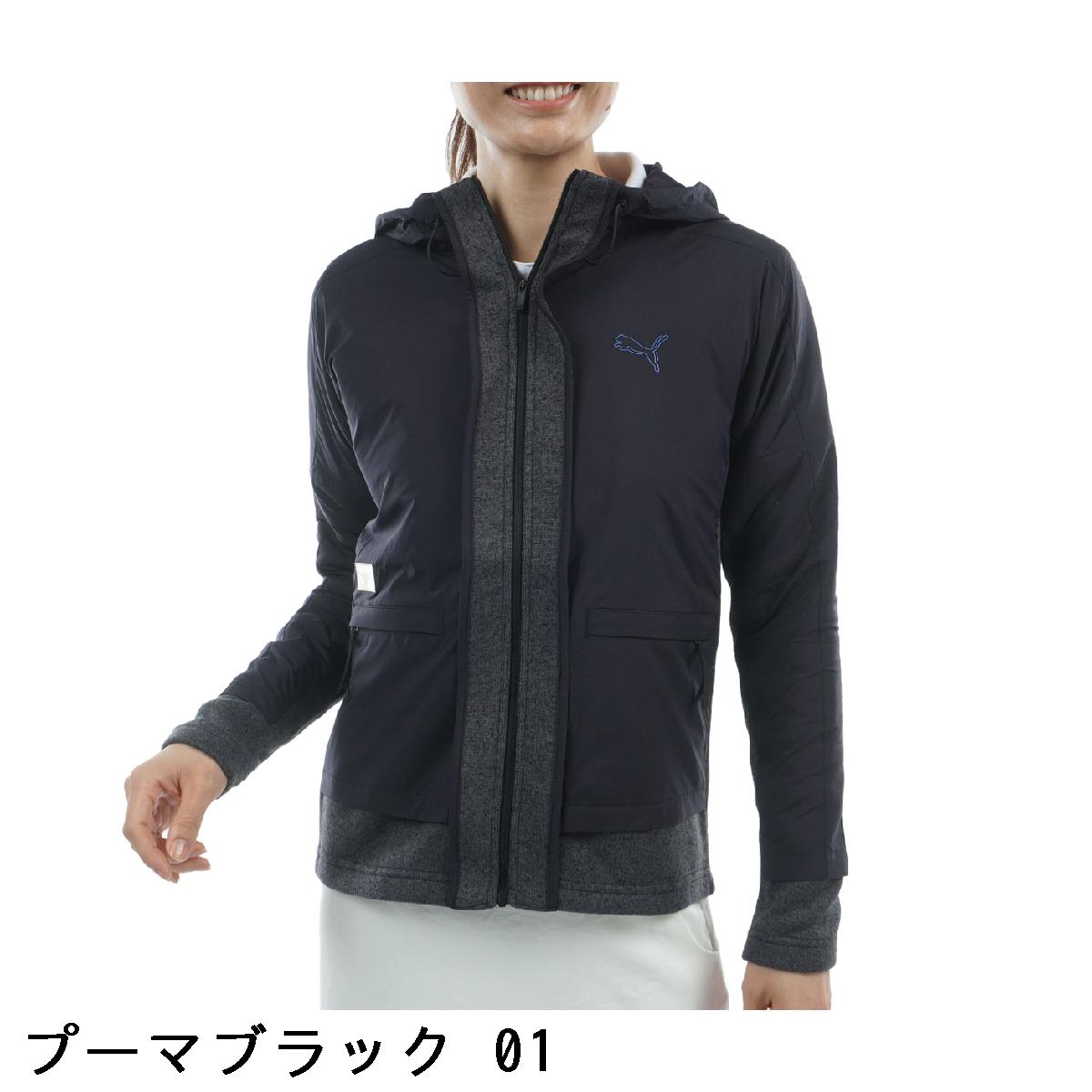 プーマ　PUMA　シャドウキャット ハイブリット フードジャケット　レディス