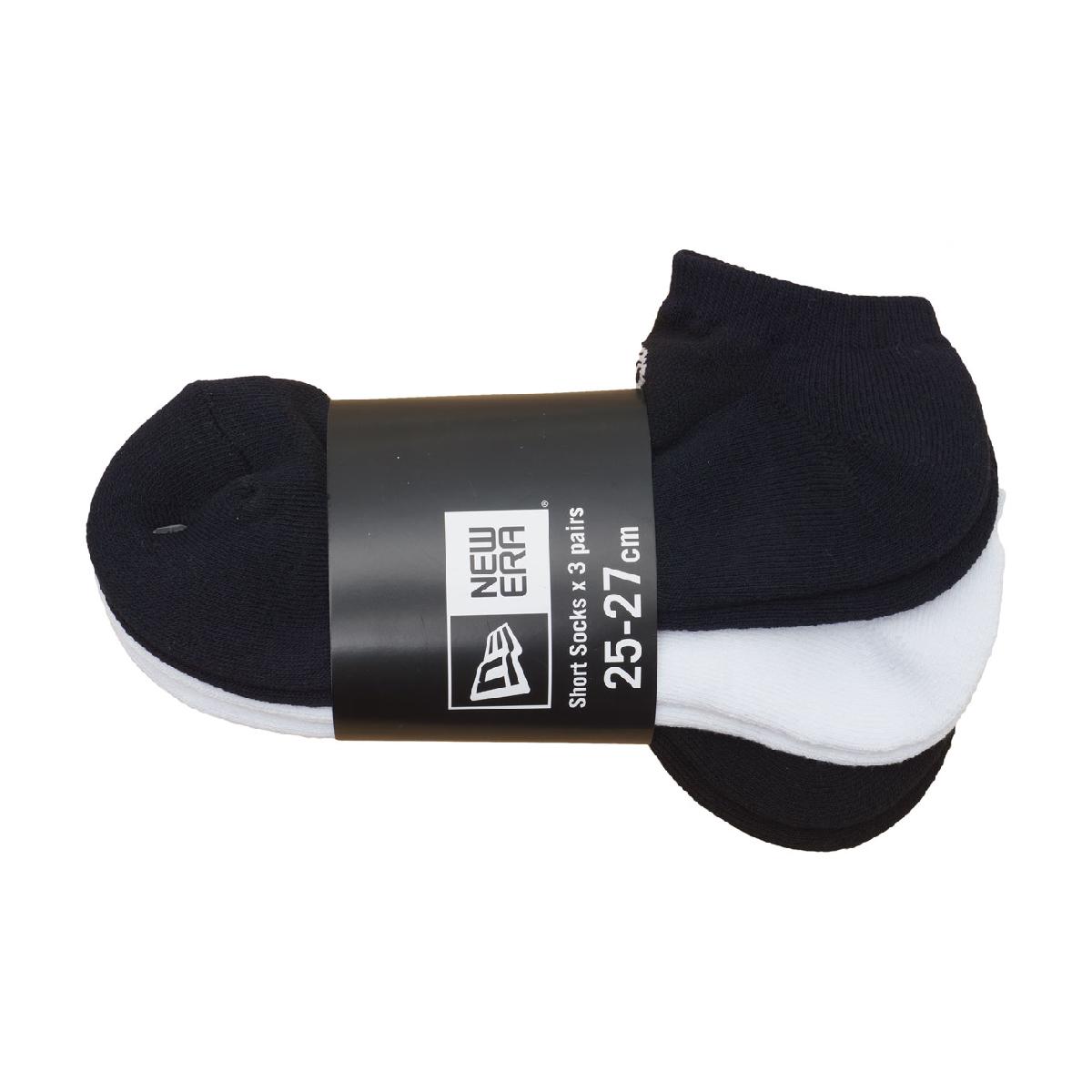 ニューエラ　NEW ERA　ショートソックス 3足セット