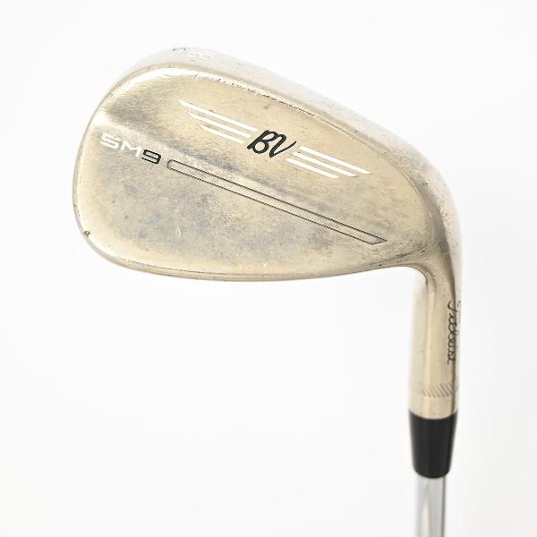 タイトリスト　Vokey　ボーケイ SM9 BRASHED STEEL ウェッジ BV105　シャフト：BV105CDランク　フレックス設定無　男性用 メンズ用　右用