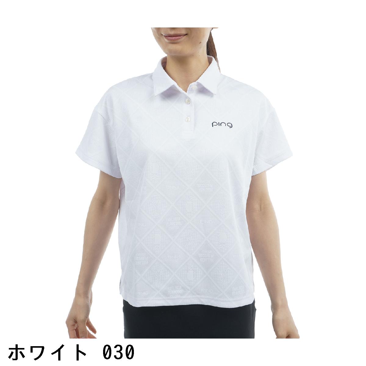 ピン　PING　Mr.PINGジャカード リラックス半袖ポロシャツ　レディス