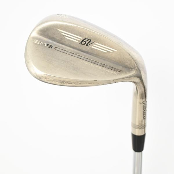 タイトリスト　Vokey　ボーケイ SM9 BRASHED STEEL ウェッジ スチールシャフト　シャフト：スチールシャフトDランク　フレックス判別不能　男性用 メンズ用　右用