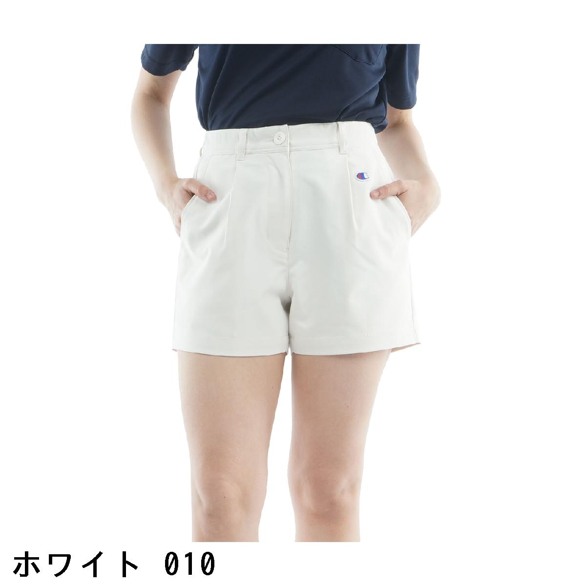 チャンピオンゴルフ　Champion GOLF　ストレッチスムースクロス ウエストゴム入り仕様 ベルトループ付き ショートパンツ　レディス