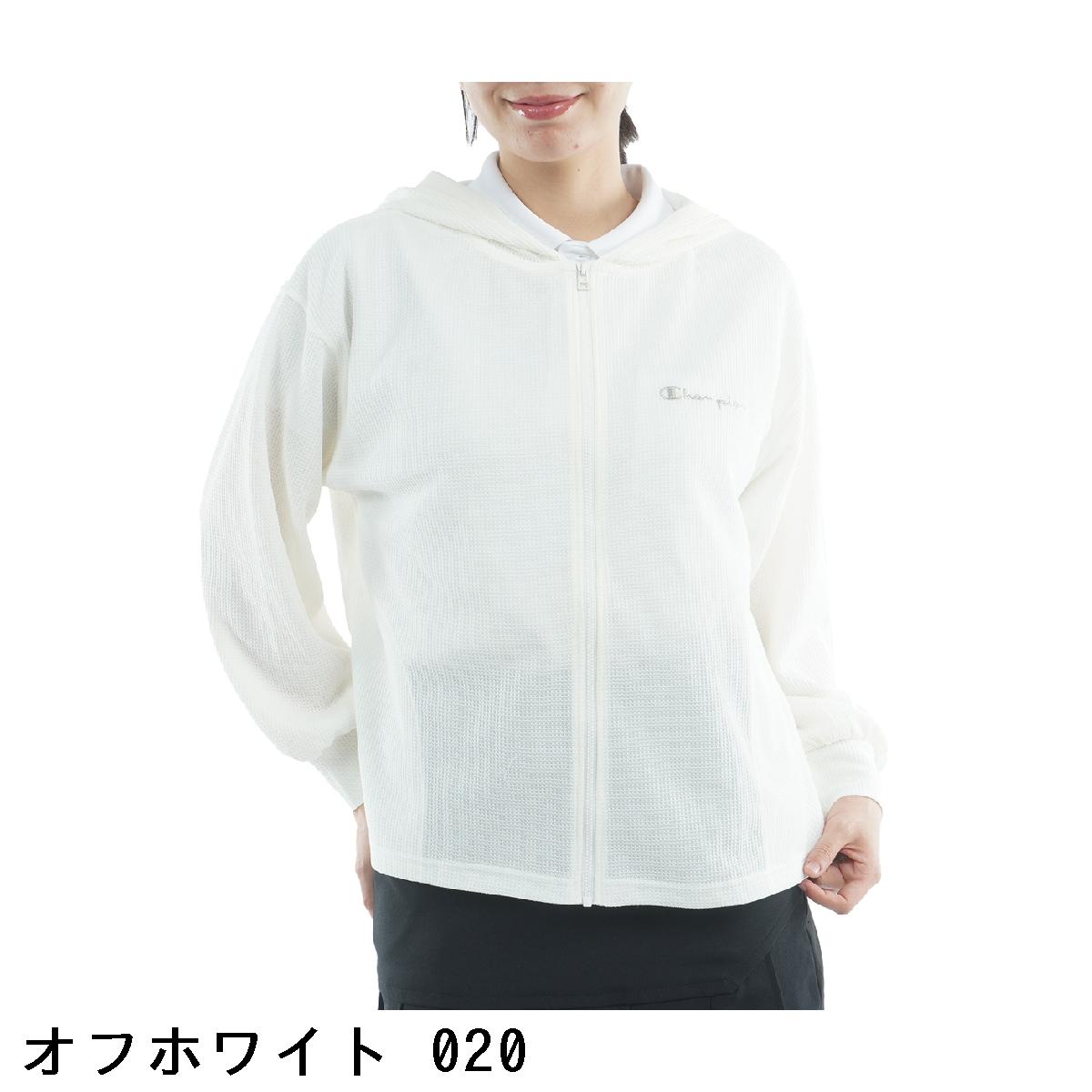 チャンピオンゴルフ　Champion GOLF　ライトドライワッフルプラス ジップフーデッドジャケット　レディス