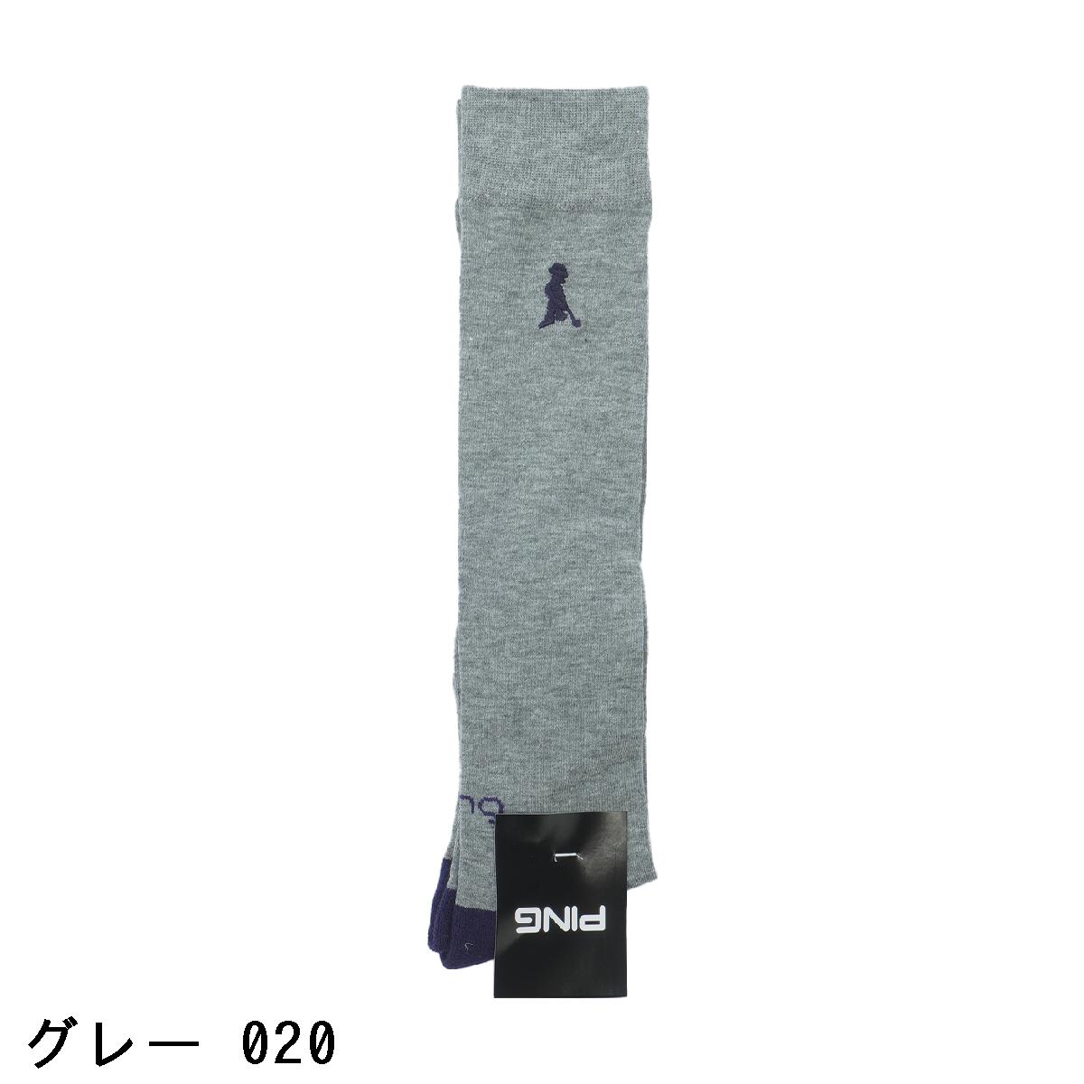 ピン　PING　Mr.PING刺繍ハイソックス　レディス