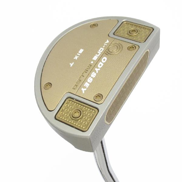 【中古】オデッセイ　AI-ONE MILLED　Ai-ONE MILLED SILVER SIX T DB パター スチールシャフト　【34】シャフト：スチールシャフトCランク　フレックス計測項目外　男性用 メンズ用　右用