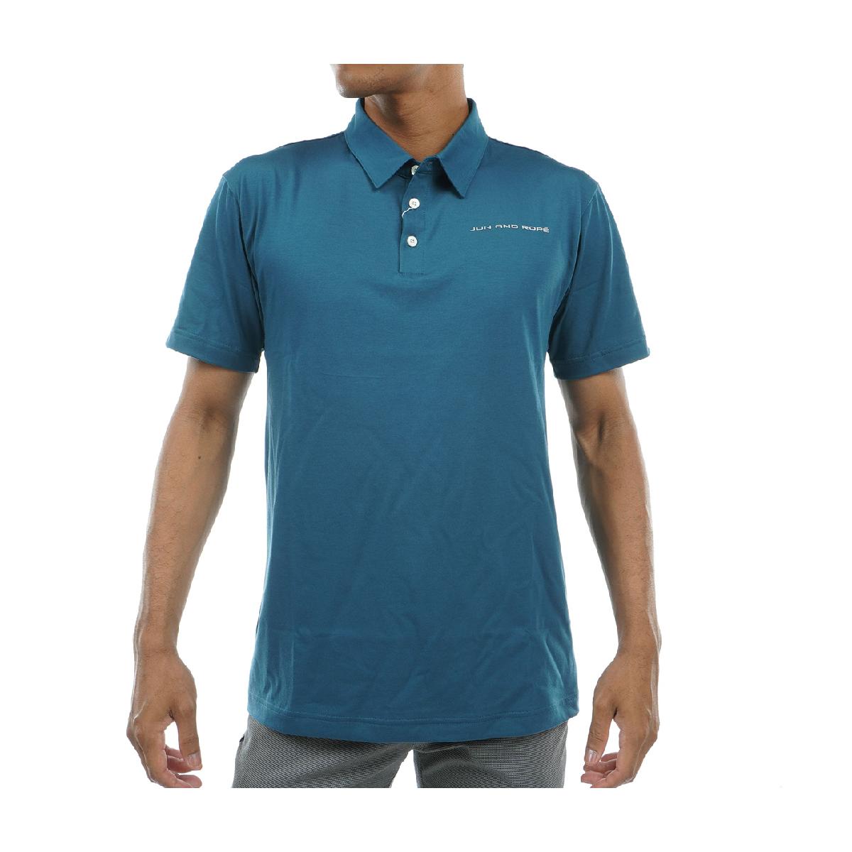 ジュン アンド ロペ　JUN & ROPE　リサイクル天竺 半袖ポロシャツ