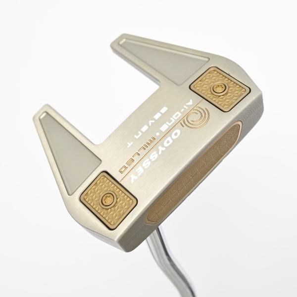 【中古】オデッセイ　AI-ONE MILLED　Ai-ONE MILLED SILVER SEVEN T DB パター スチールシャフト　【34】シャフト：スチールシャフトCランク　フレックス計測項目外　男性用 メンズ用　右用