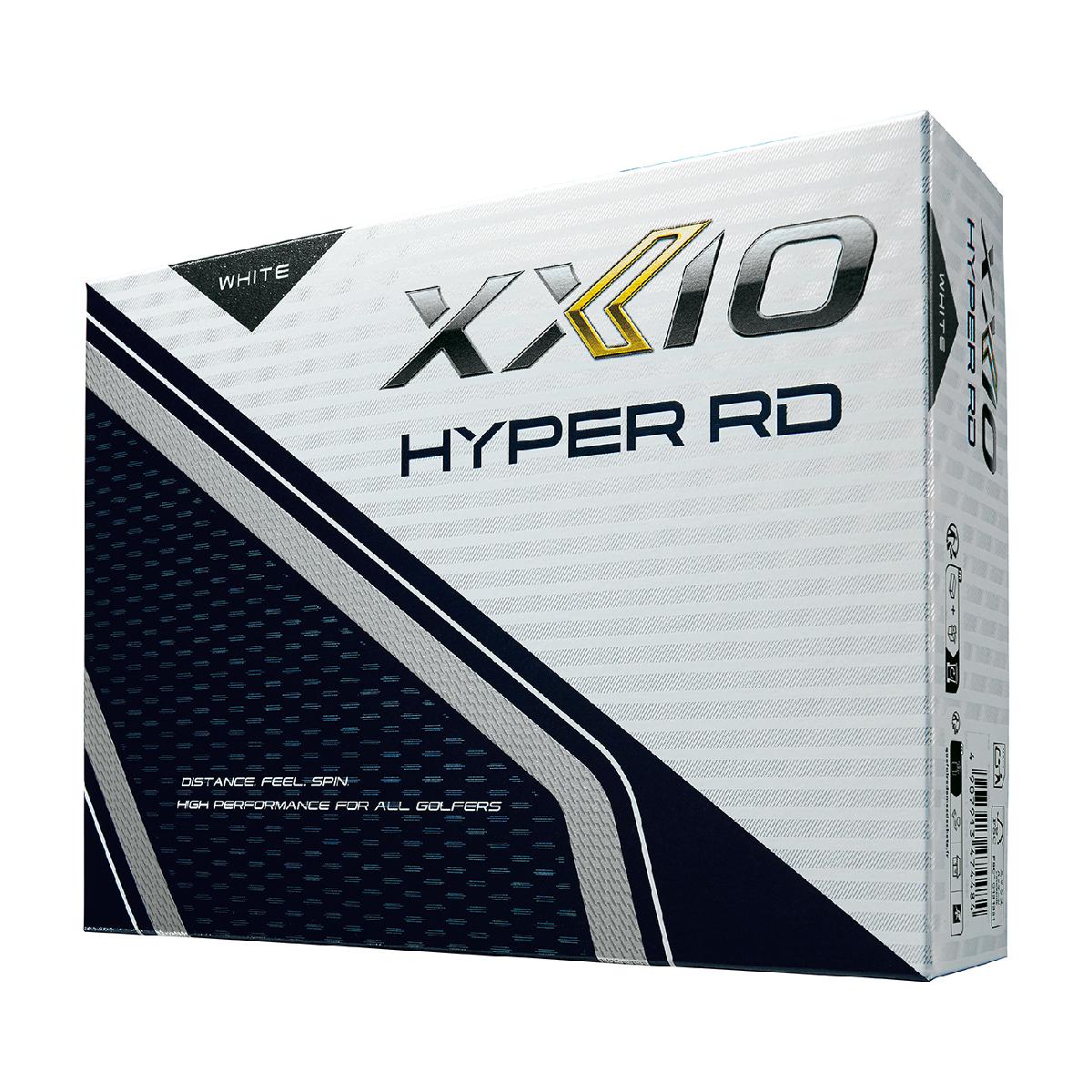ゼクシオ HYPER RD ボールダンロップ / XXIO商品の特徴XXIOクラブとのマッチングでさらにハイレベルなパフォーマンスを発揮。進化した「リバウンドフレーム」構造により、大きなたわみを生み出し、最適な3層構造で初速を維持しながら、高打ち出し・低スピン化できたことで、大きな飛びを実現。大小7種362個のディンプル効率よく配置し、ディンプル占有率をアップした事で高い空力性能を発揮。ボールナンバー1、2、3、4、5、7、8タイプ3ピーススピン多フィーリングソフト弾道高弾道適応ヘッドスピード30m／s以上カバー素材ハイパーソフトカバーディンプル362製造国日本シーズン2025年モデル