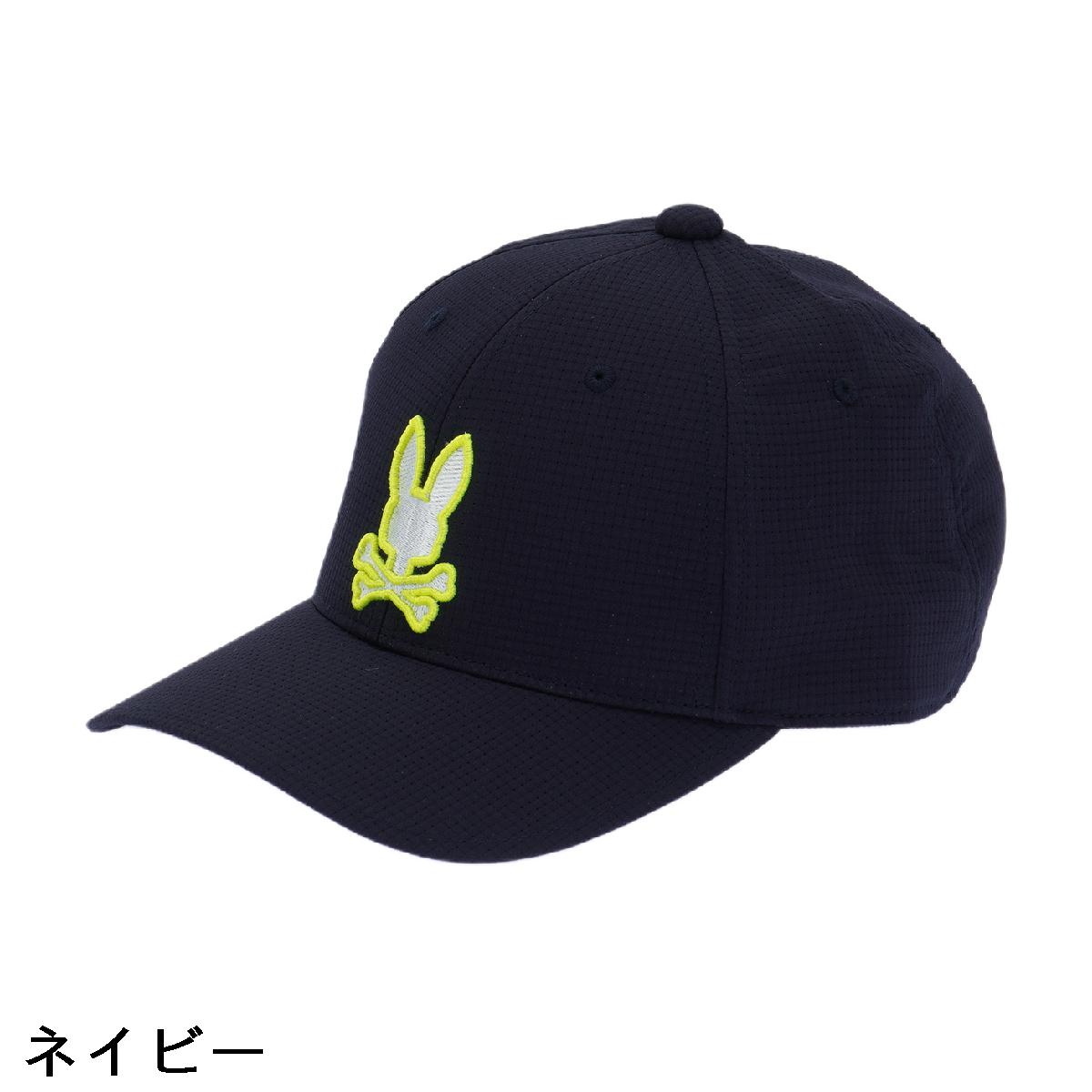 サイコバニー　PSYCHO BUNNY　GOLF ドットエアー コントラストシグネチャーロゴキャップ